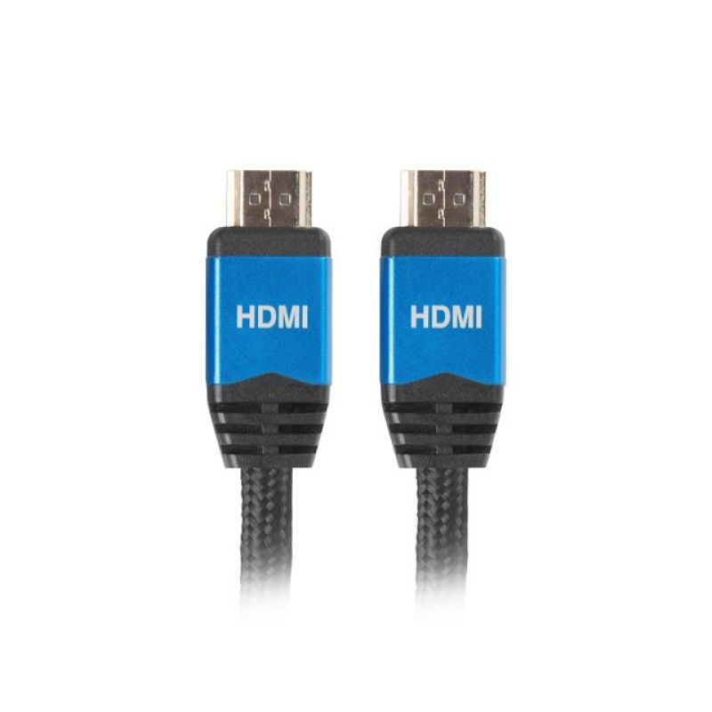 Lanberg Premium CA-HDMI-20CU-0018-BL cable (HDMI M - HDMI M; 1.8m; black)