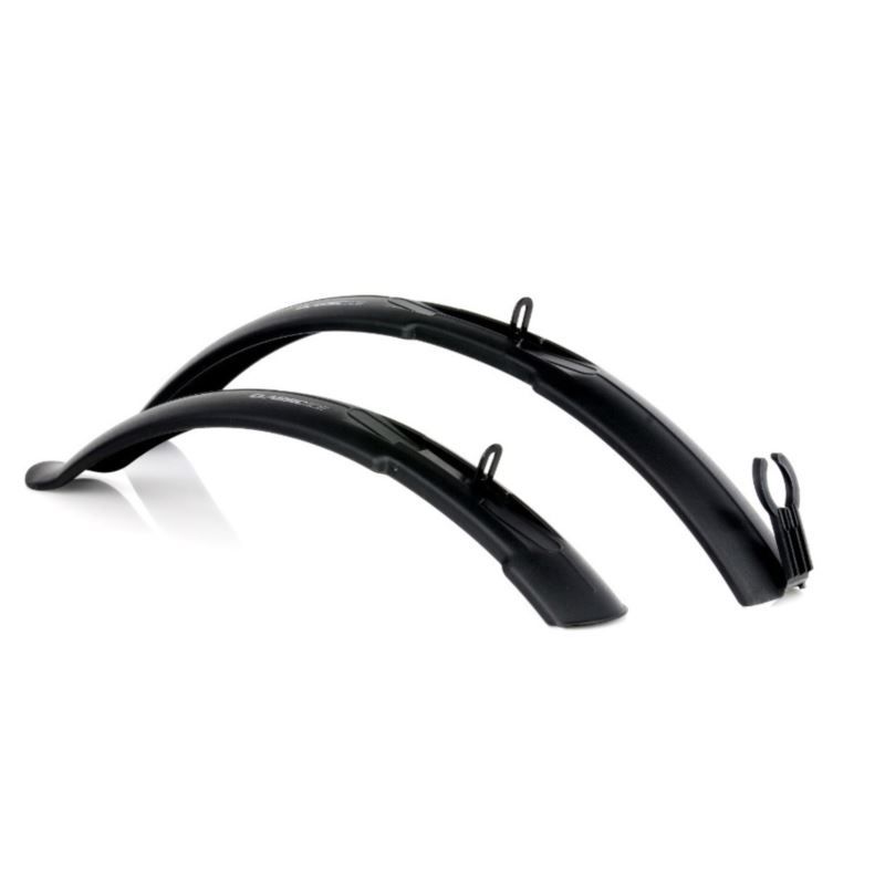 SIMPLA NEXT LONG mudguards 26-28'' black set.