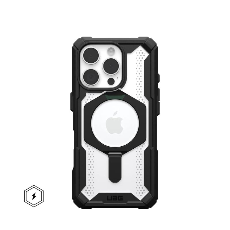 UAG Urban Armor Gear Plasma XTE MagSafe Case with Kickstand for Apple iPhone 16 Pro Clear