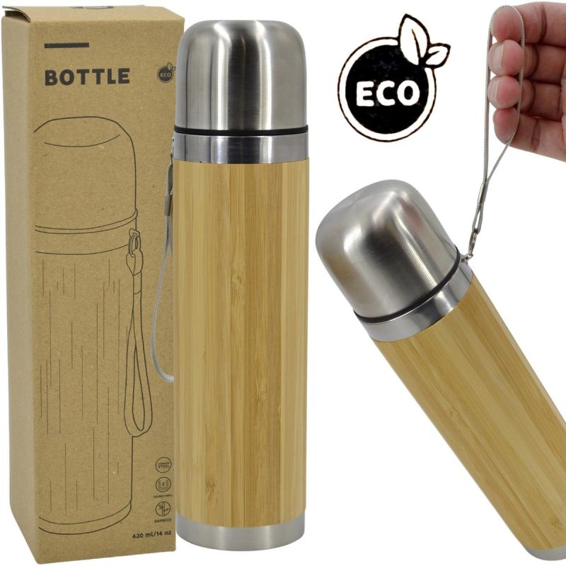 420 ML BAMBOO THERMAL FLASK STAMINA