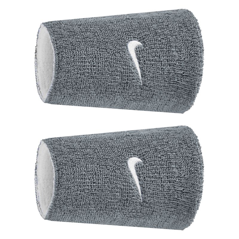 SWOOSH CLASSIC REVERSIBLE DOUBLEWIDE WRISTBANDS 2PK