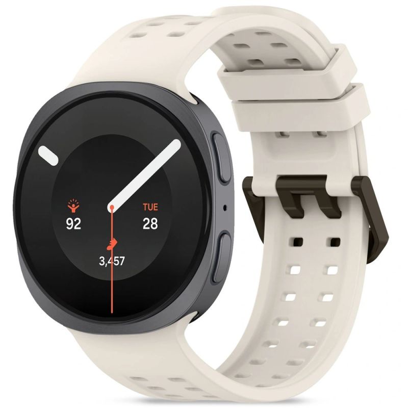Tech-Protect Silicone Air Strap for Samsung Galaxy Watch 40/44/46 mm - Beige