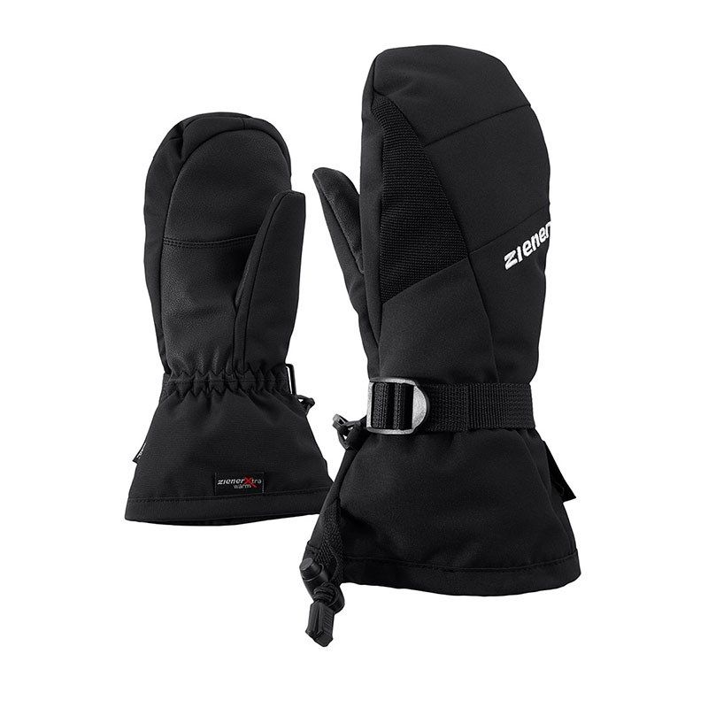 Ziener Lanic GTX + Gore Plus Warm Mitten Junior children's gloves - black size: m