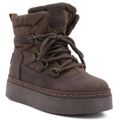 Big Star Stivali chocolate platform snow Big Star