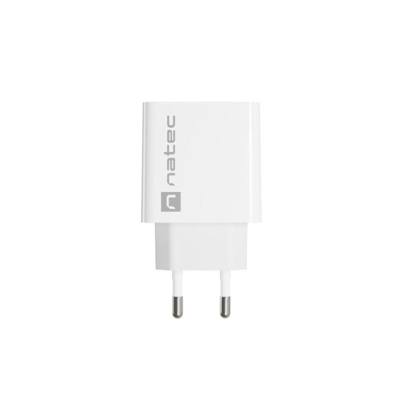 NATEC RIBERA USB-C 20W POWER DELIVERY WHITE CHARGER NUC-2059