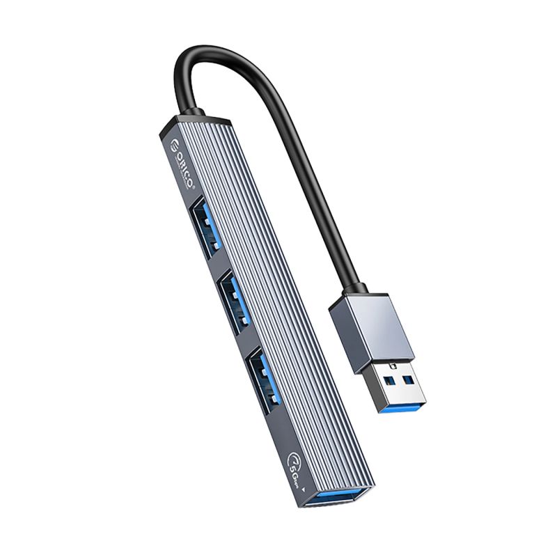 Orico AH-A13 USB-A Hub Docking Station 1x USB-A 3.0 + 3x USB-A 2.0 - Gray
