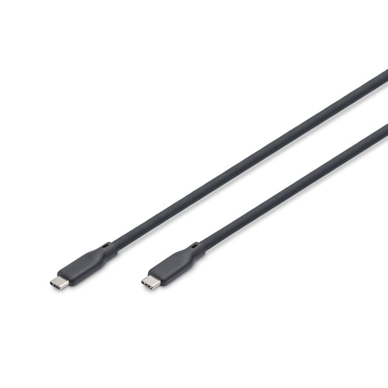 Digitus Silicone USB Cable, USB4 Version 2.0, USB 80 Gb/s, 1 m, Black