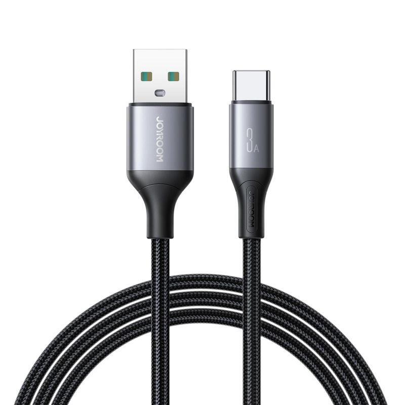 Joyroom S-A28 Flash Series 3A USB-A - USB-C cable 1m - black