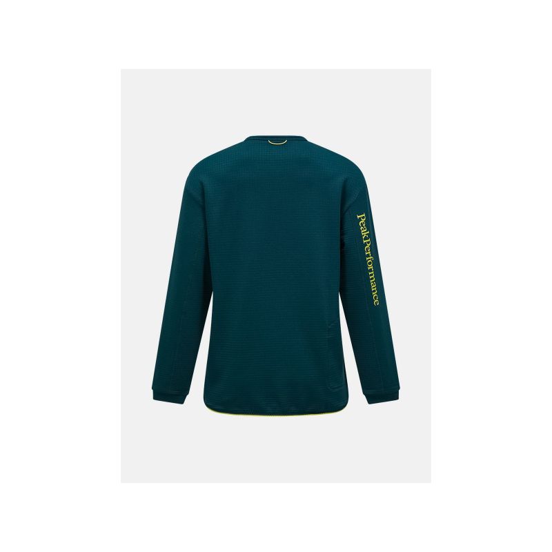 Peak Performance Felpa Trail Polartec Power Grid Crew,