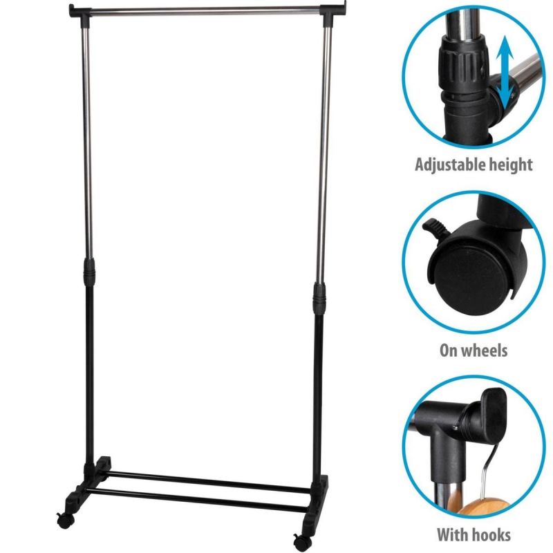 WARDROBE DRESSING ROOM HANGER 78x41x93-158CM ALPINA