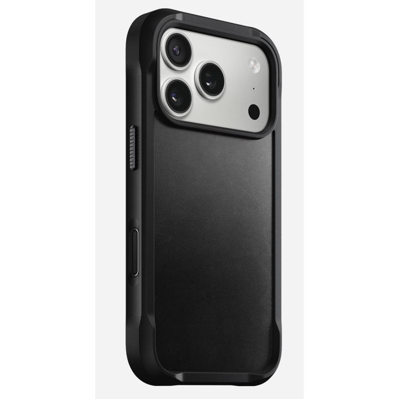 Nomad Rugged Leather Case for 16 cm (6.3") Mobile Phone Black