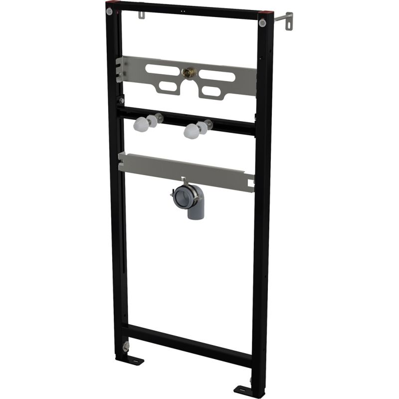 Concealed frame for urinal