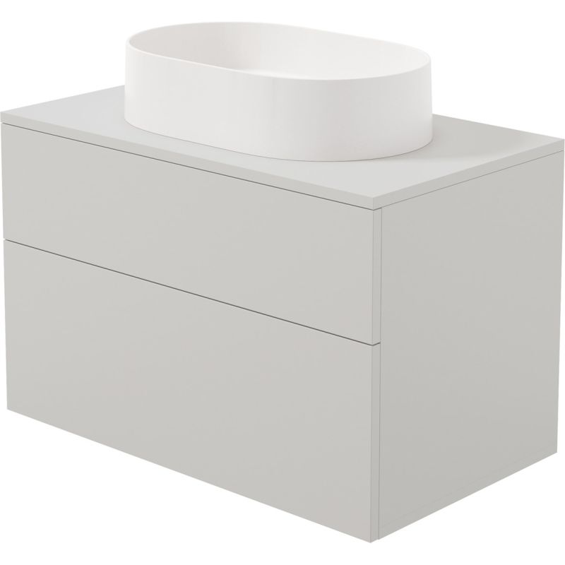 Washbasin cabinet with granite washbasin - 55x35 cm