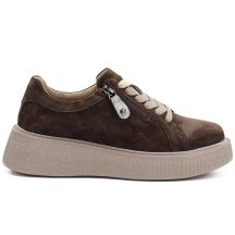 Jezzi Scarpe leather suede platform Jezzi