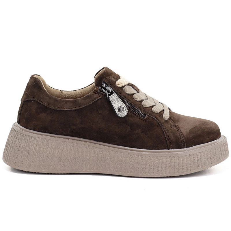 Jezzi Scarpe leather suede platform Jezzi
