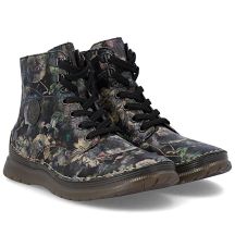 Rieker Stivali insulated ankle with floral pattern Rieker
