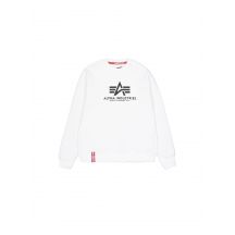 Alpha Industries Felpa Basic open-front with logo print