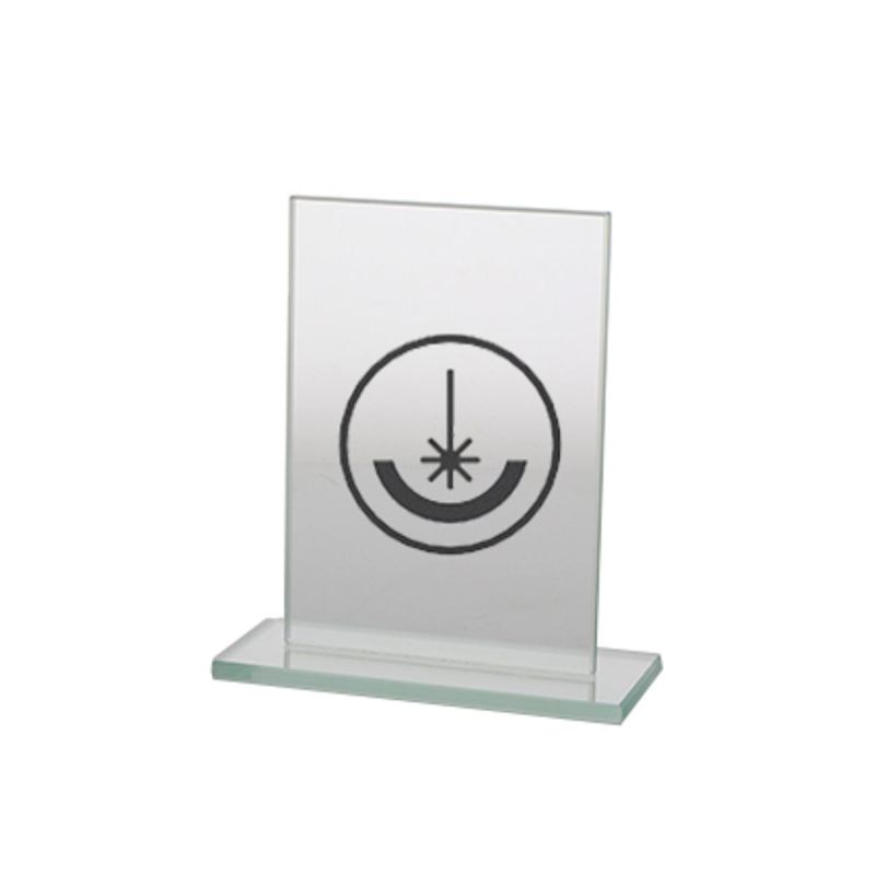 Engraved glass trophy