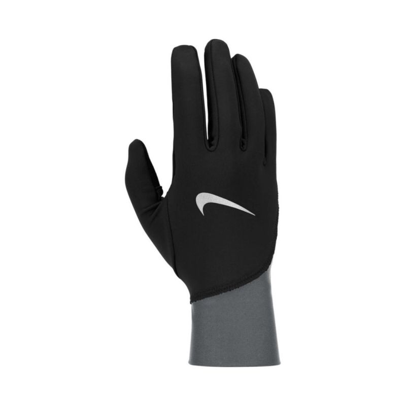 Nike Pacer Midweight Men's Running Gloves Black and Gray N1010535018 M