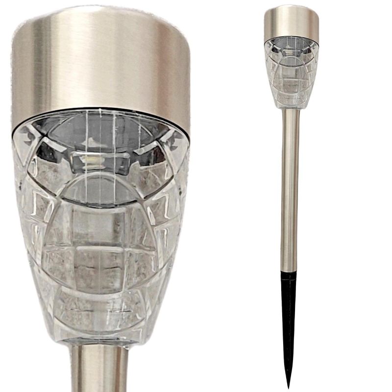 SOLAR LIGHT 5,5X39,5CM PRISM INOX