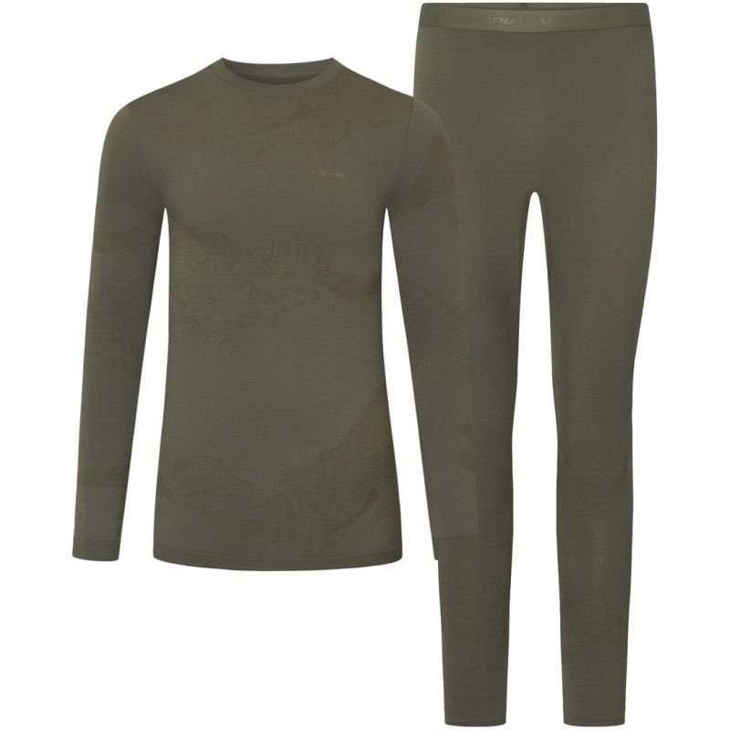 VIKING Gasher Man Set Merino Khaki XXXL