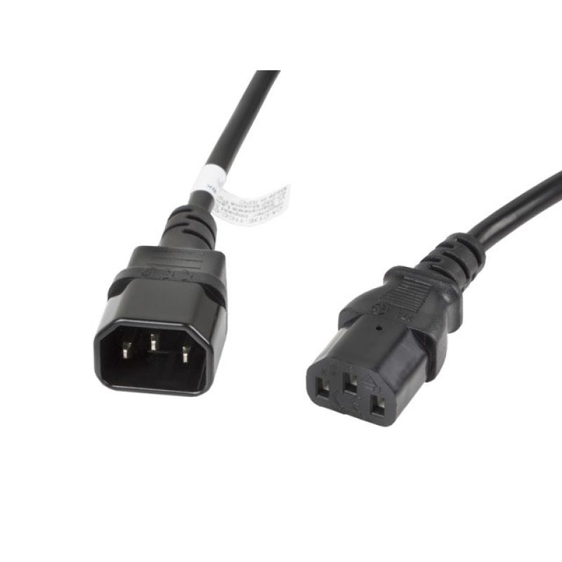 LANBERG POWER CABLE EXTENSION C13 -> C14 VDE, 3M