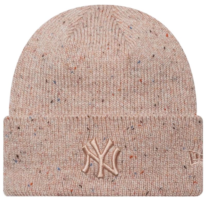 New Era Women’s Glitter Beanie New York Yankees Hat 60691293 Beige One Size