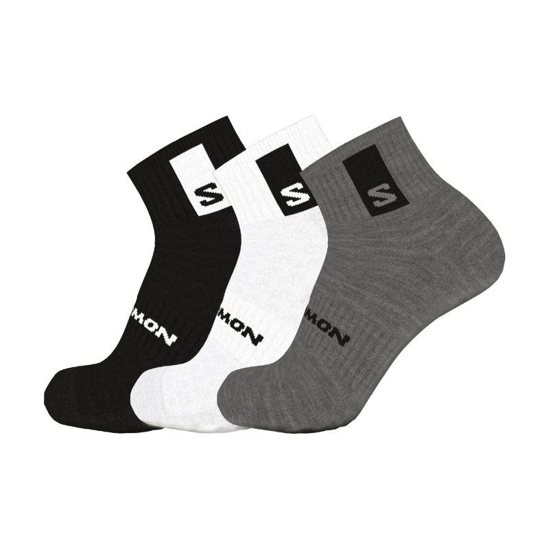 SALOMON EVERYDAY ANKLE 3-PACK BLACK-WHITE-MED GR LC2086700