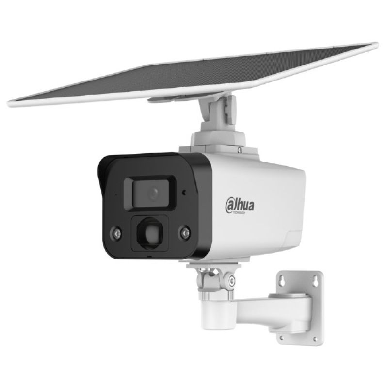 Solar IP camera, outdoor with PIR sensor IPC-HFW2441DG-4G-SP-B-0360B-MAX 4G/LTE Smart Dual Light - 4 Mpx 3.6 mm DAHUA