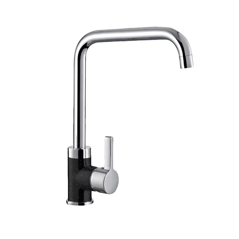 PYRAMIS SILVIO DUO kitchen faucet 090929538 black chrome granite (black speckled)