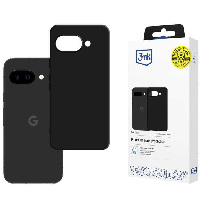 3mk Matt Case for Google Pixel 10A - Black