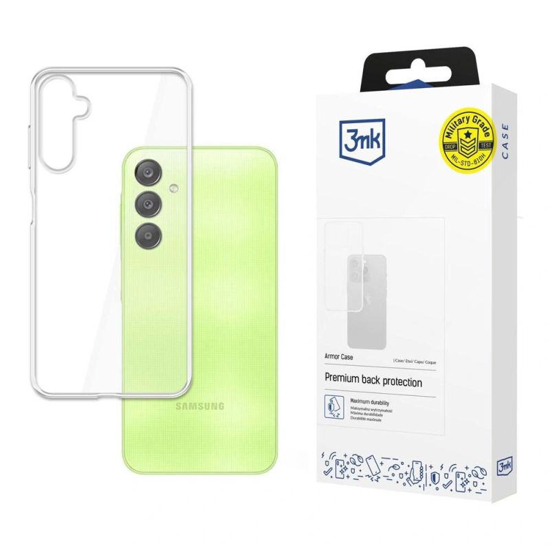 3mk Armor Case for Samsung Galaxy A15 5G - transparent