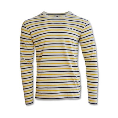 Double A by WOOD WOOD Felpa Longsleeve Wood Wood Mel stripe Off