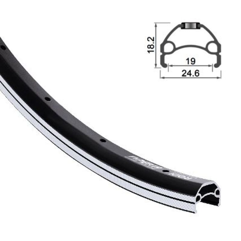 VIPER rim 28'' 622x19 black 32 holes
