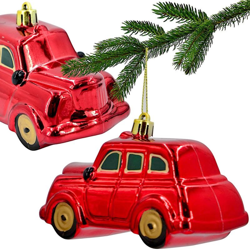 Mica Shatterproof Plastic Car Christmas Ornament
