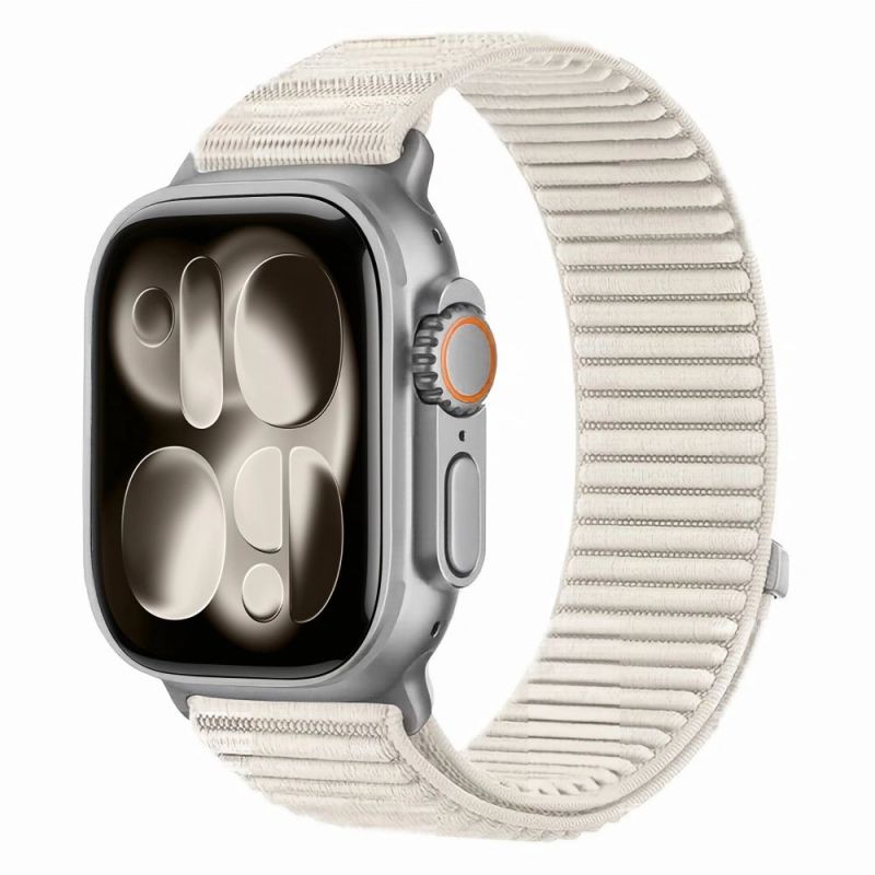 Tech-Protect NylonLoop Band for Apple Watch 44 / 45 / 46 / 49 mm – Beige