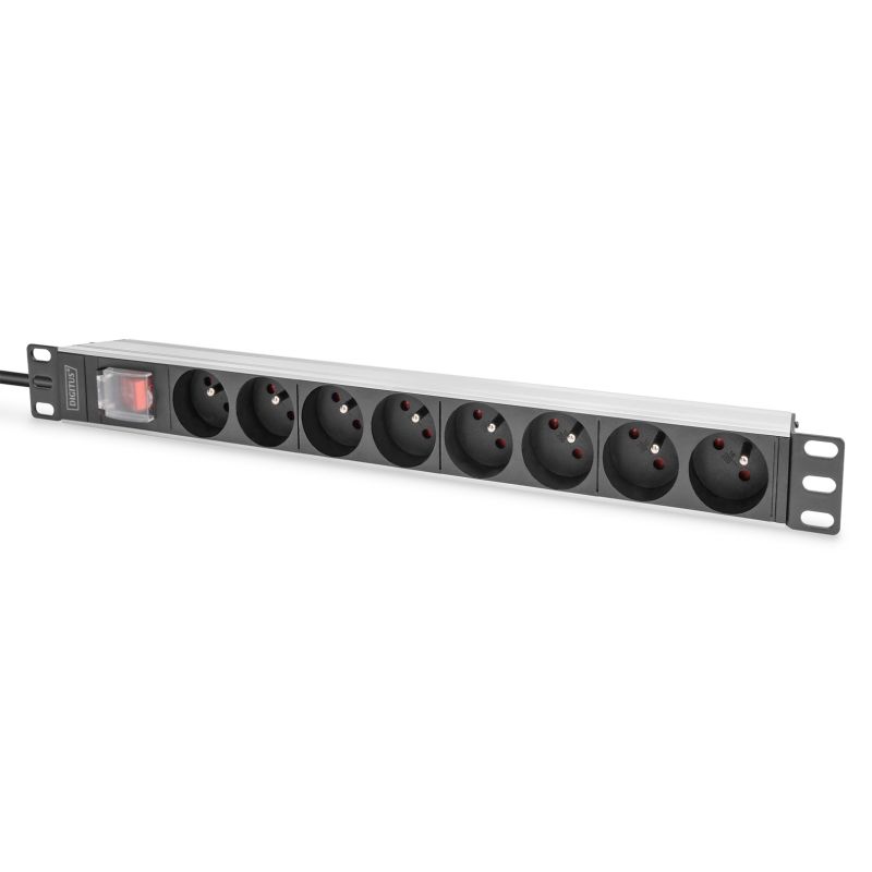Digitus DN-95402-1-FR PDU power distribution unit 8 x network sockets 1U