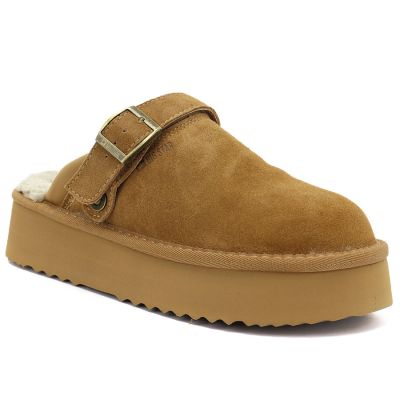 Big Star Infradito leather insulated on platform, Big Star