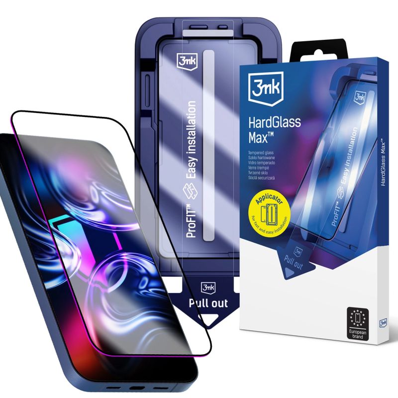 3mk HardGlass Max tempered glass for iPhone 16 Pro Max