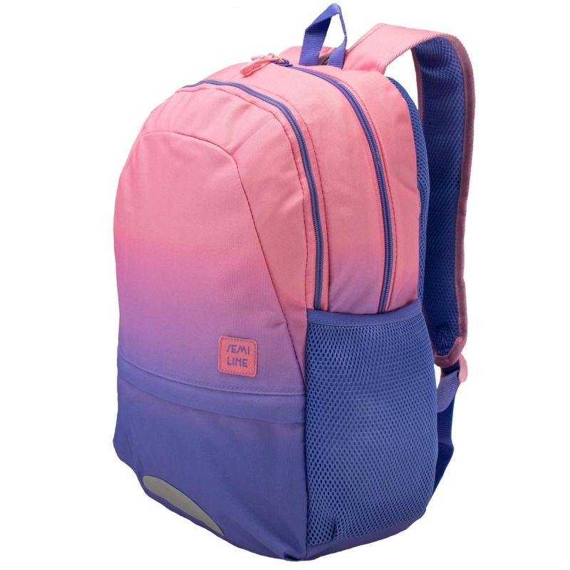 PINK-PURPLE-NAVY YOUTH BACKPACK SEMI LINE