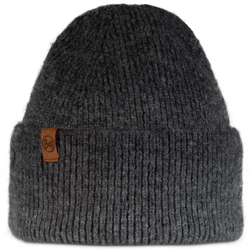 Buff Marin Knitted Hat Beanie 13232490110 Grey One Size