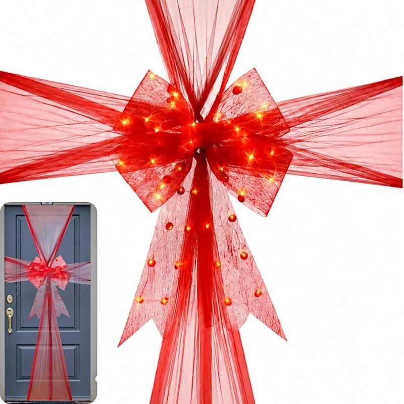 DOOR BOW 48x72M RED LED RIBBON