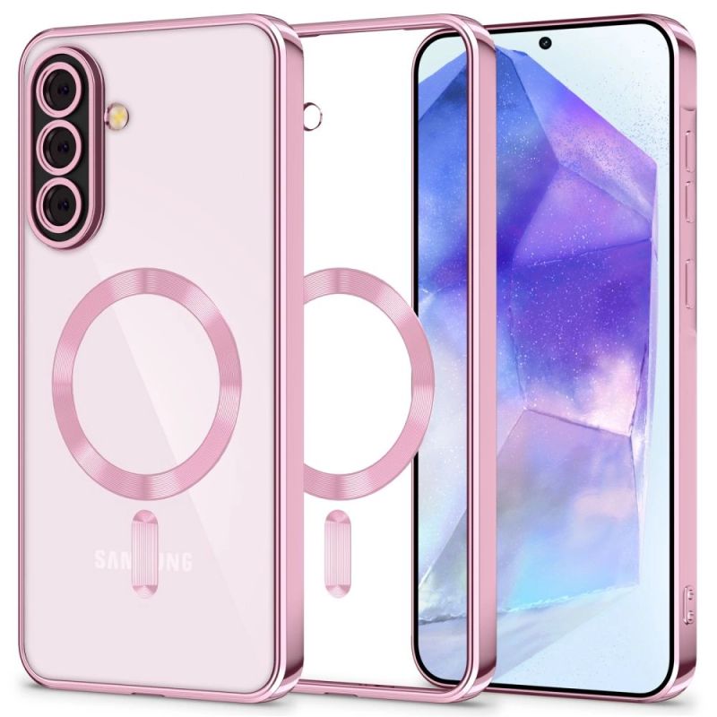 Tech-Protect MagFlex MagSafe Case for Samsung Galaxy A56 5G - Clear Pink