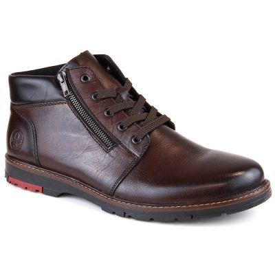 Rieker Stivali comfortable leather ankle lined with wool,
