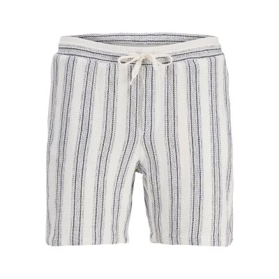 Jack&Jones Pantaloncini jpstjaiden coba stripe JOG shorts REG SN cloud dancer/stripes