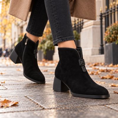 Filippo Stivali leather block-heel ankle Filippo