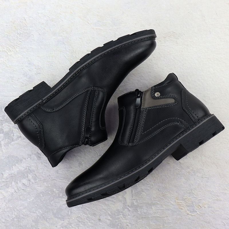 VanHorn Stivali Warm-Lined Zip-Up Ankle VanHorn