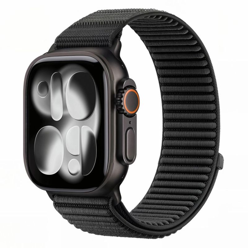 Tech-Protect NylonLoop Band for Apple Watch 44 / 45 / 46 / 49 mm – Black