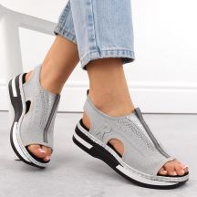 Rieker Sandali metallic comfortable slip-on