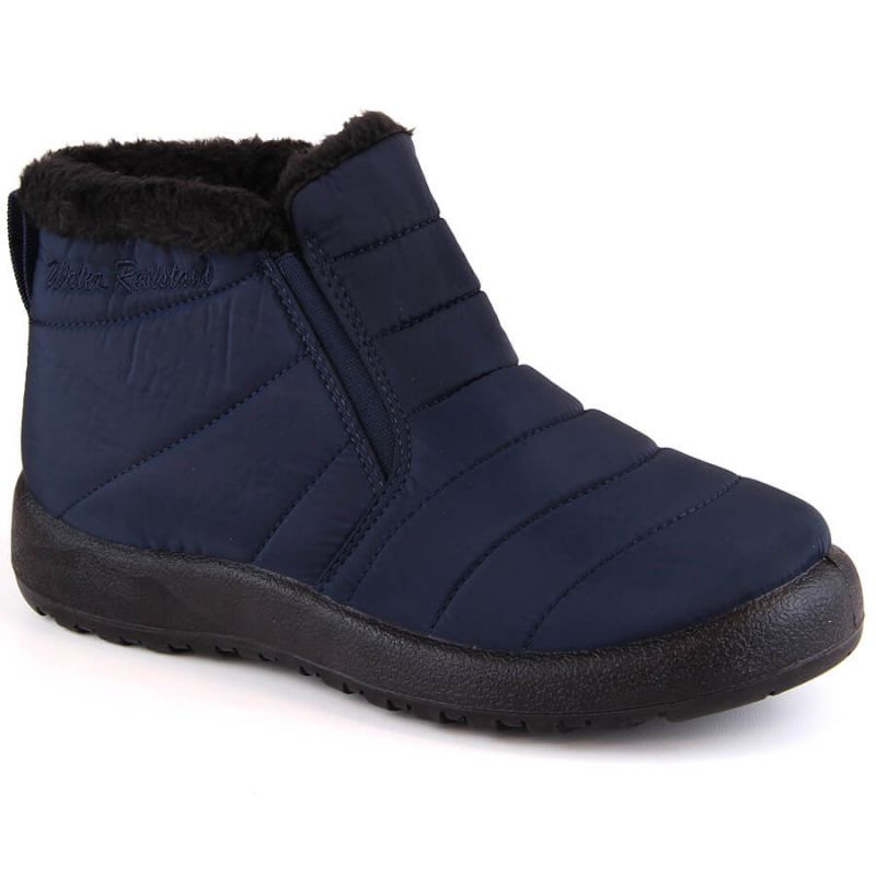 Waterproof slip-on snow boots News W EVE438B, navy blue